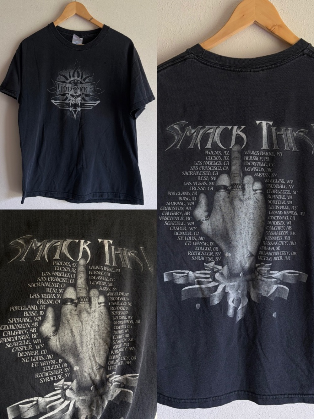 Vintage 2003 Godsmack Smack This Concert Tour T-shirt